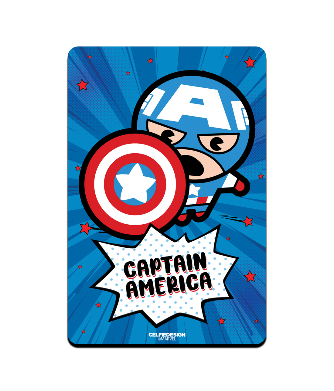 Captain America Kawaii - Fridge Magnets