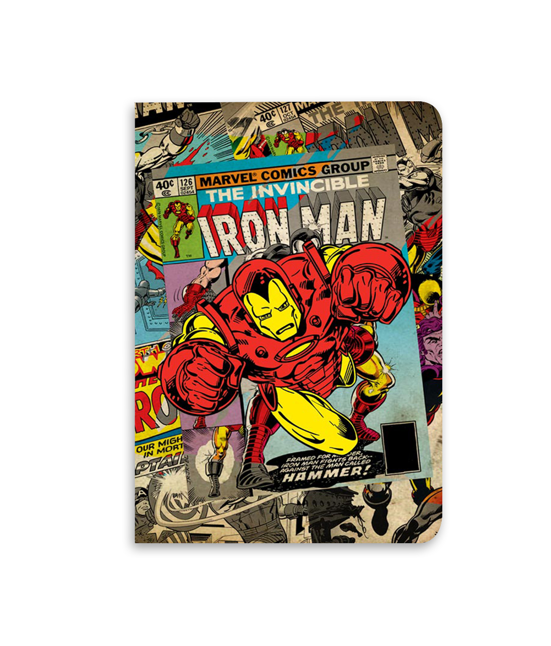 Comic Ironman - Designer Notebooks