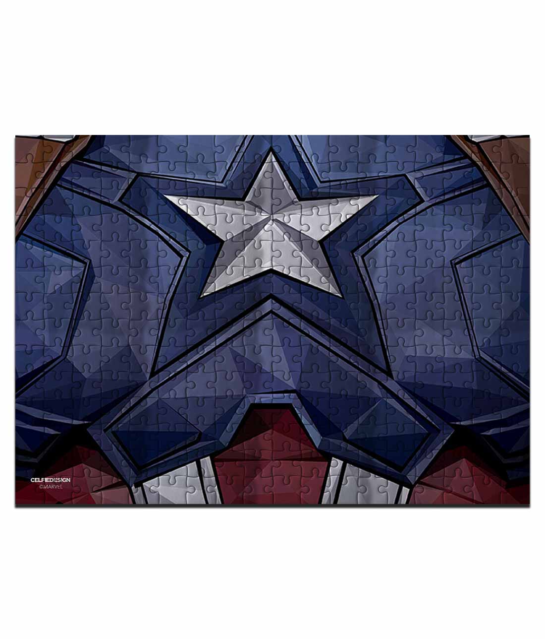 Captain America Vintage Suit - Cardboard Puzzles