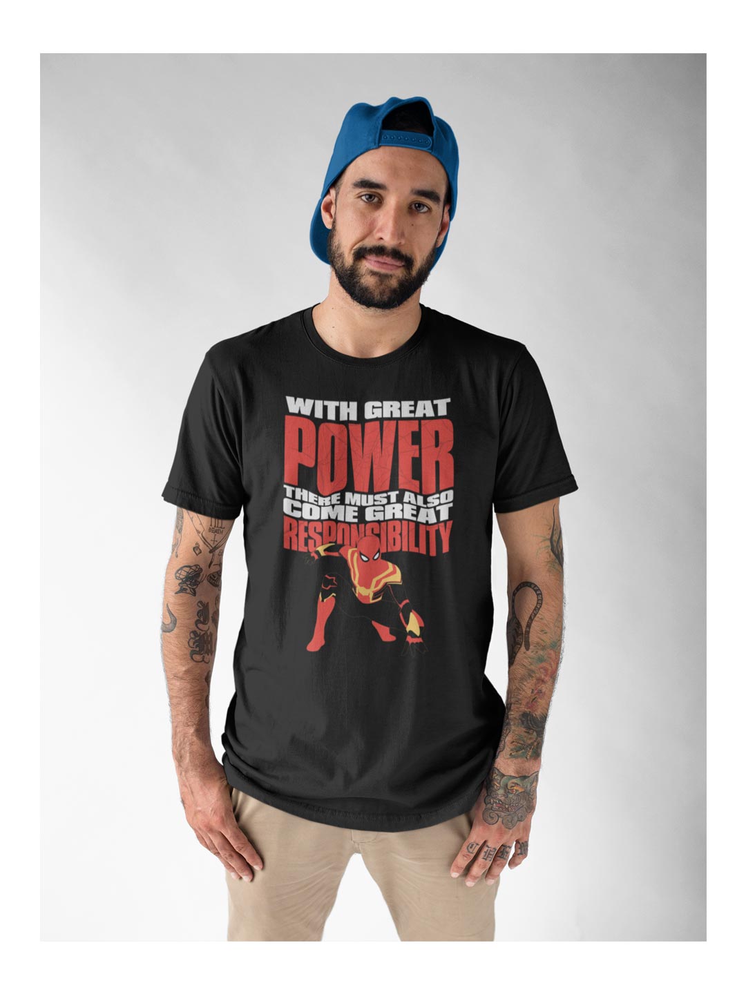 Great Power Comes Great Resposibility - Designer T-Shirts